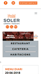 Mobile Screenshot of hostalsoler.com